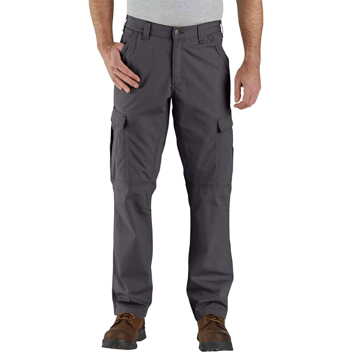 Image of Carhartt Force Relaxed Fit Ripstop Cargo Work Pant - Men's Shadow, 33x32