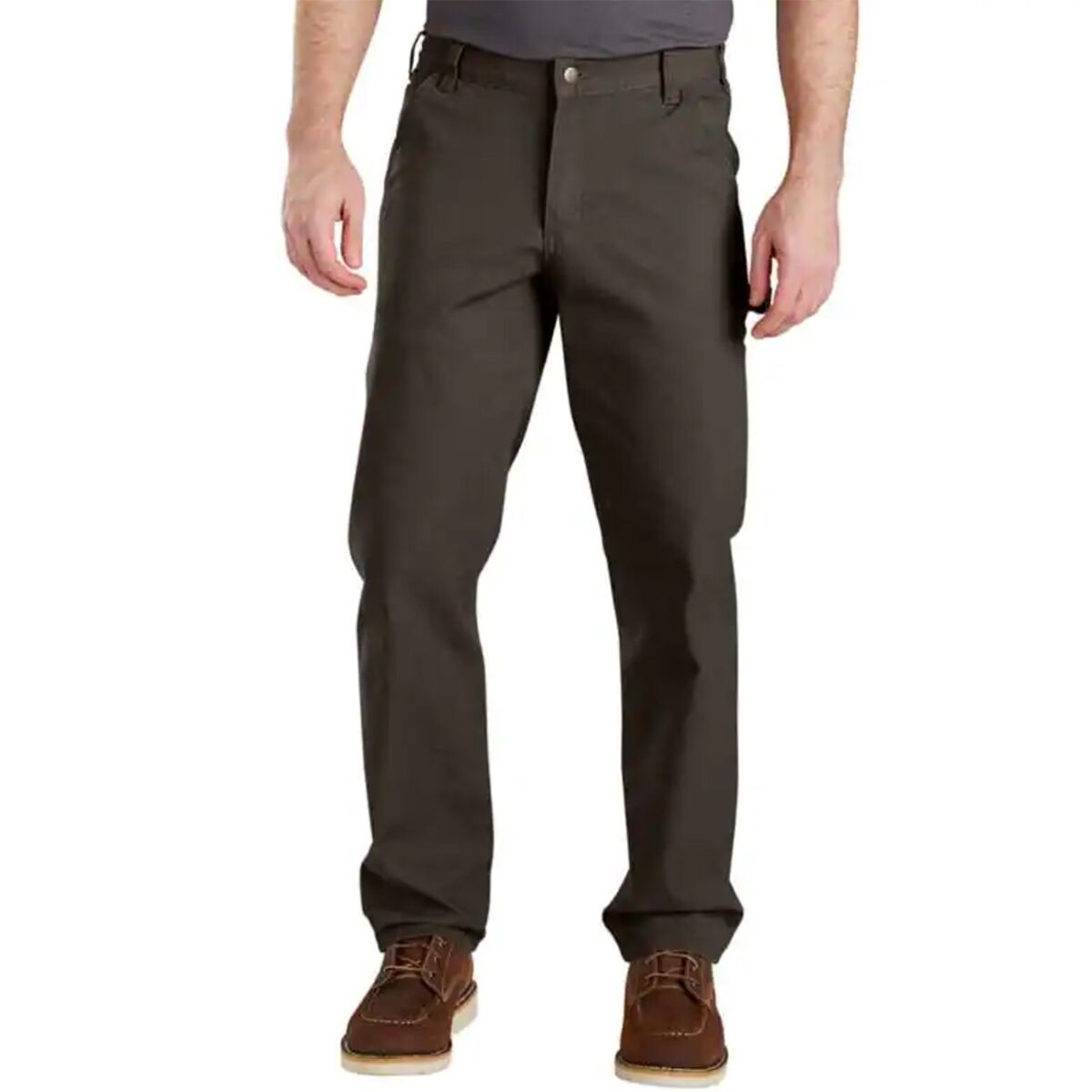 Carhartt Rugged Flex Relaxed Fit Duck Dungaree Pant - Men's Dark Coffee, 35x30