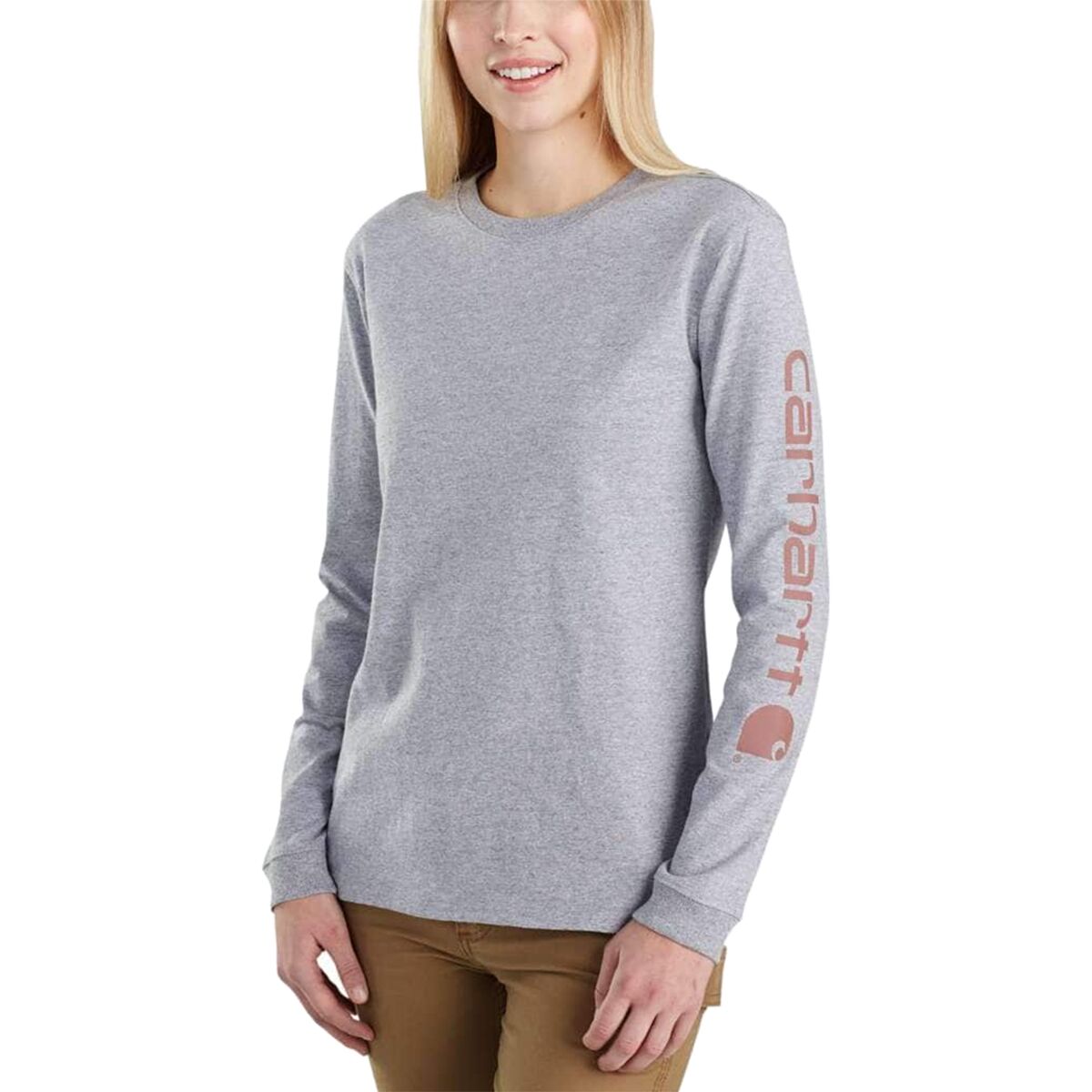 Carhartt Loose Fit HW Long-Sleeve Logo Graphic Plus T-Shirt - Women's