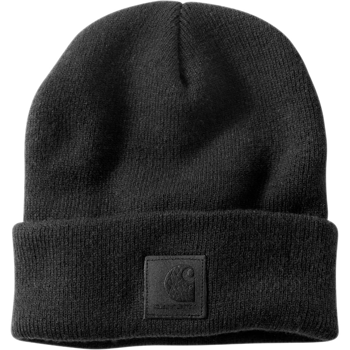 Image of Carhartt Tonal Patch Beanie Black, One Size