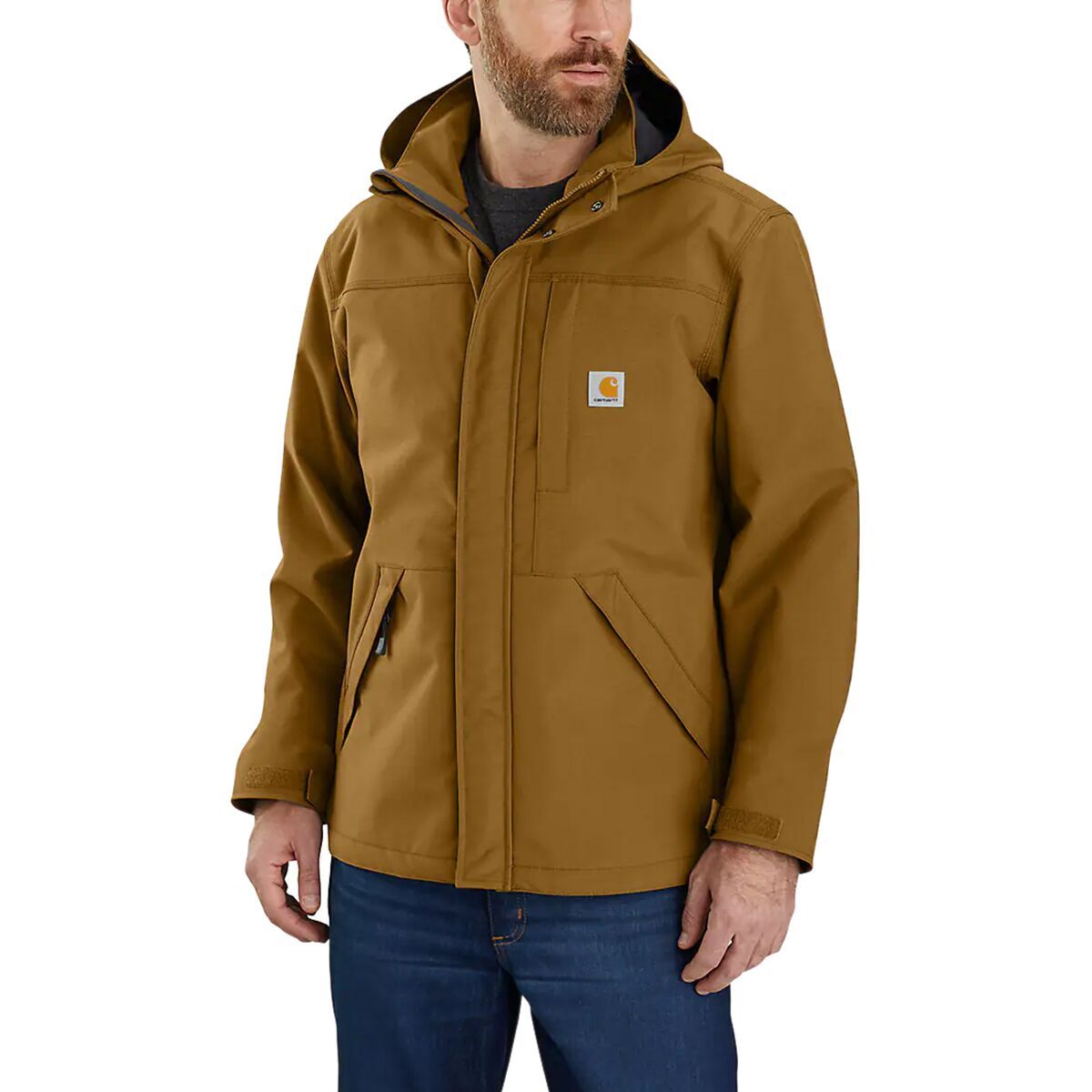 Carhartt Storm Defender Loose Fit Heavyweight Jacket - Men's Oak Brown, M