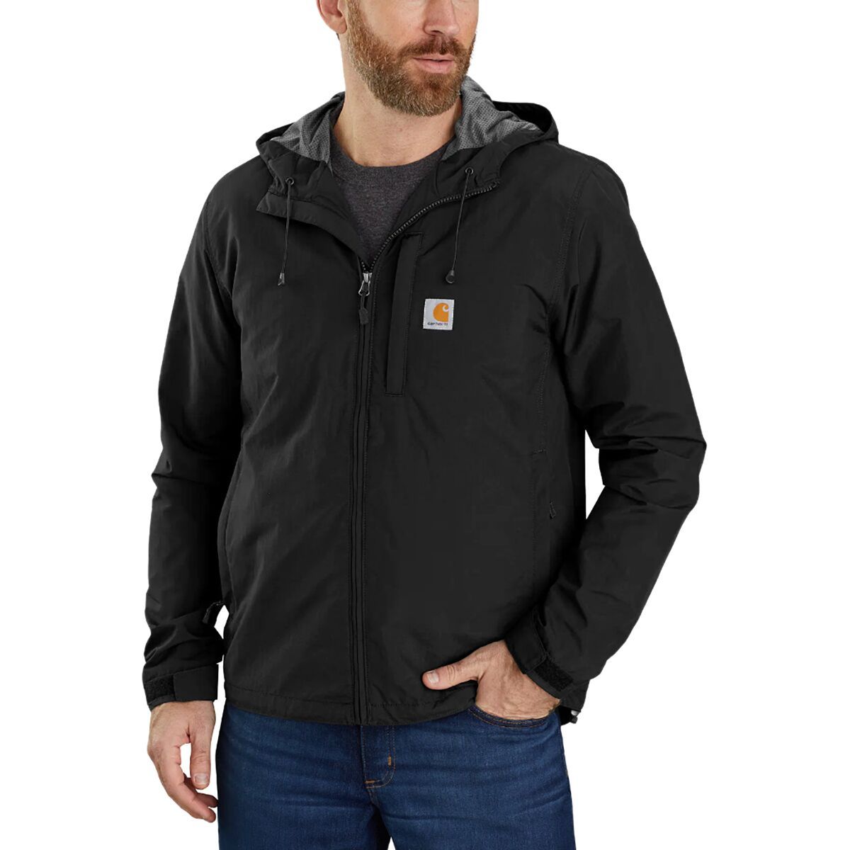 Carhartt Rain Defender Relaxed Fit LW Jacket - Men's Black, L