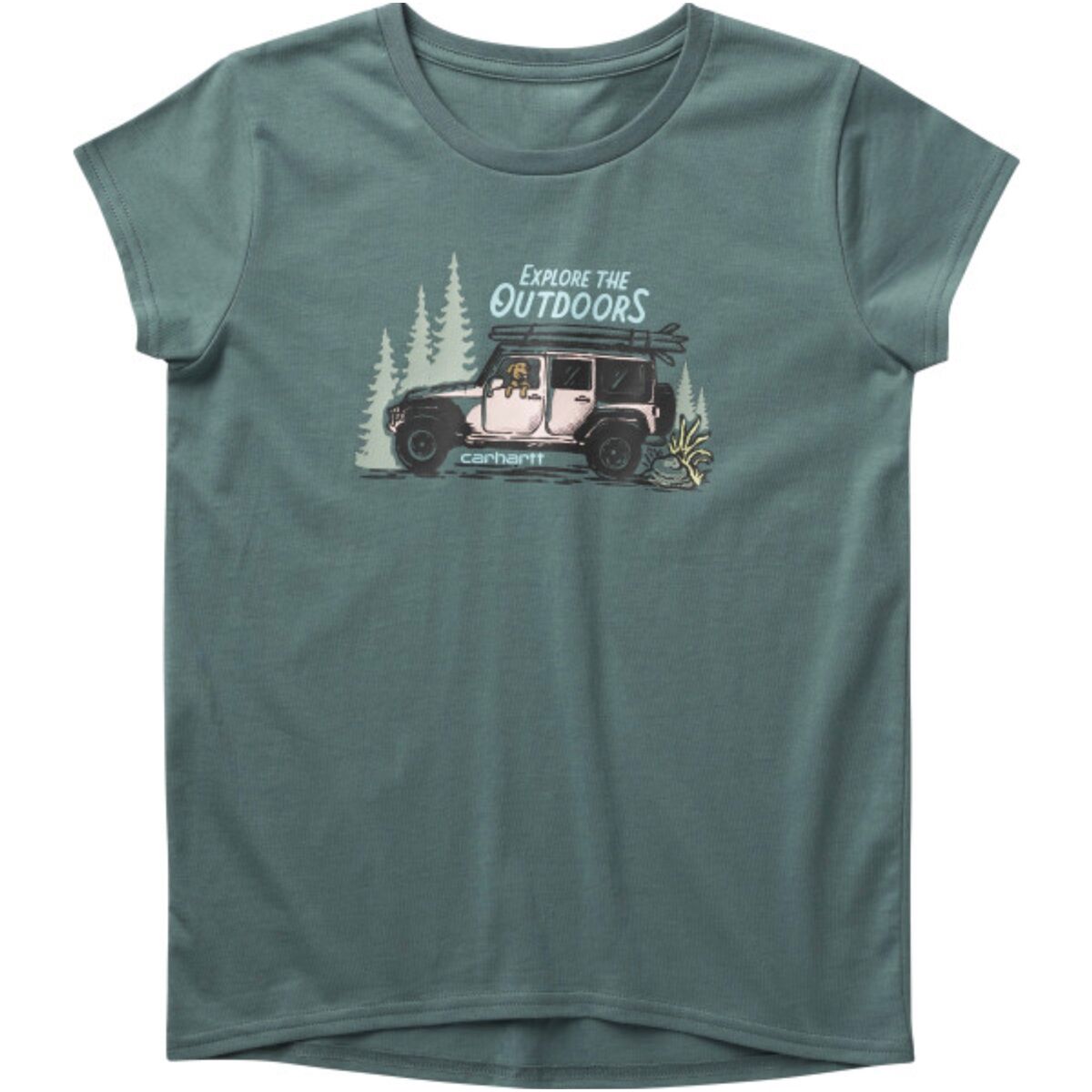 Carhartt Explore Crew Short-Sleeve Graphic T-Shirt - Little Girls'