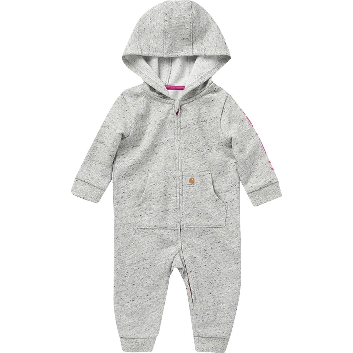 Carhartt Fleece Long-Sleeve Zip-Front Hooded Coverall - Infants'