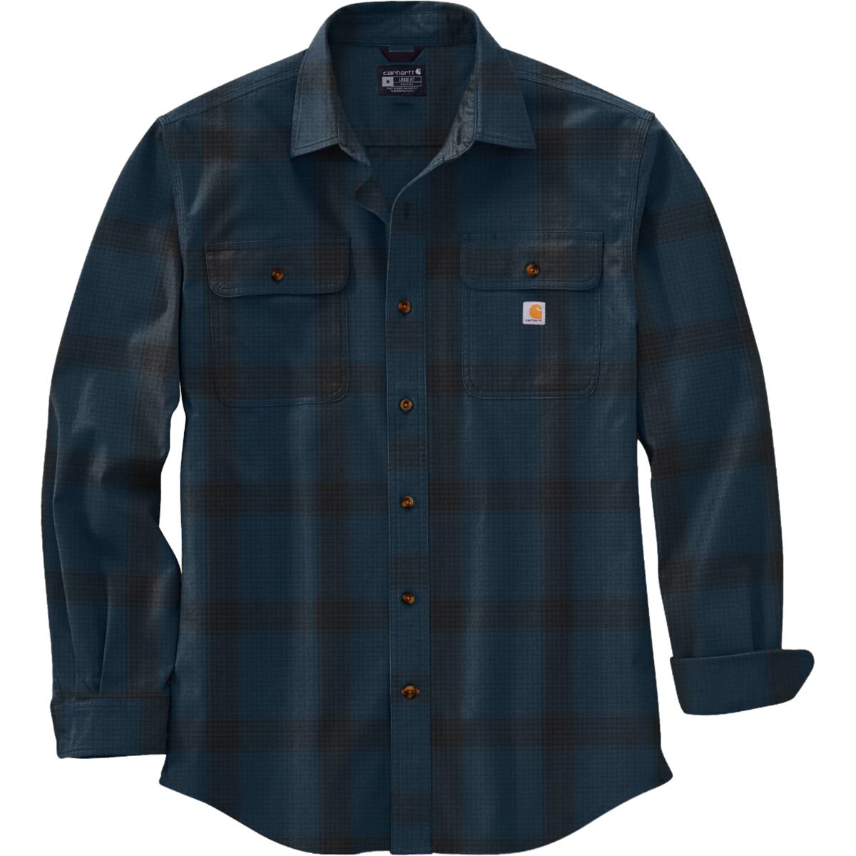 Carhartt Loose Fit HW Flannel Long-Sleeve Plaid Shirt - Men's
