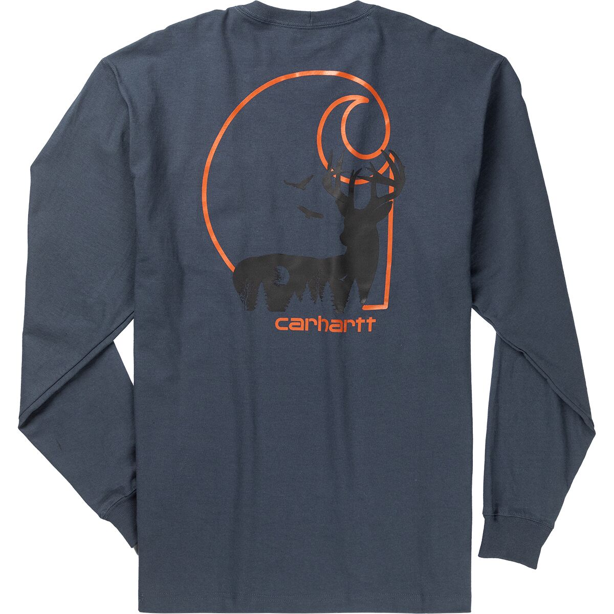 Carhartt Loose Fit HW Long-Sleeve Hunt Graphic T-Shirt - Men's