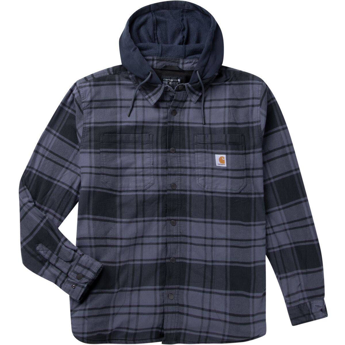 Carhartt Rugged Flex Relaxed Flannel Hooded Shirt Jacket - Men's