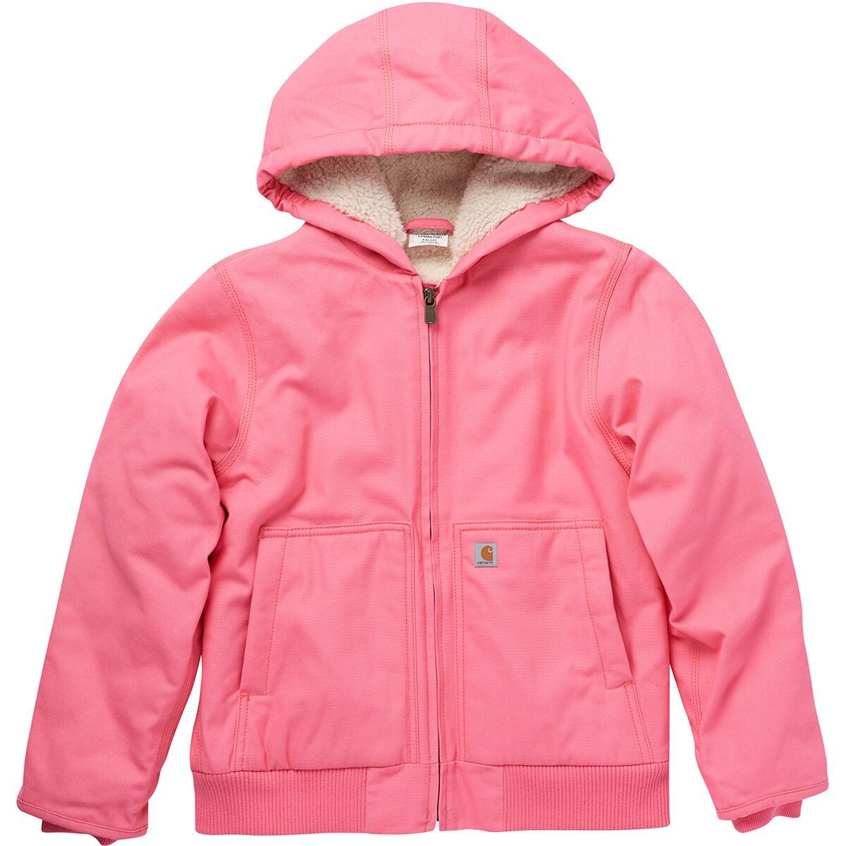 Carhartt Canvas Insulated Active Jacket - Toddler Girls' Pink Lemondade, XXS