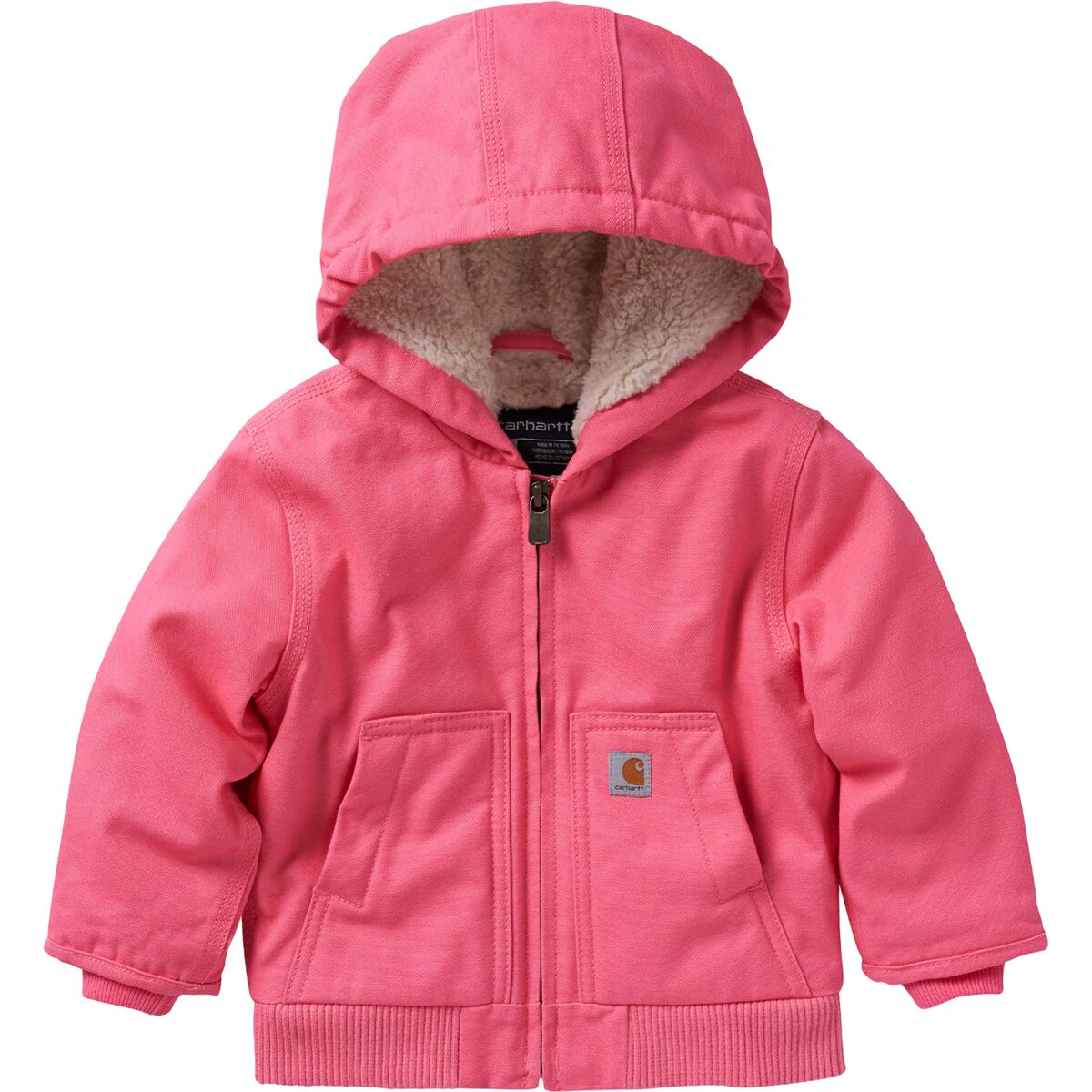 Canvas Insulated Hooded Active Jacket - Girls