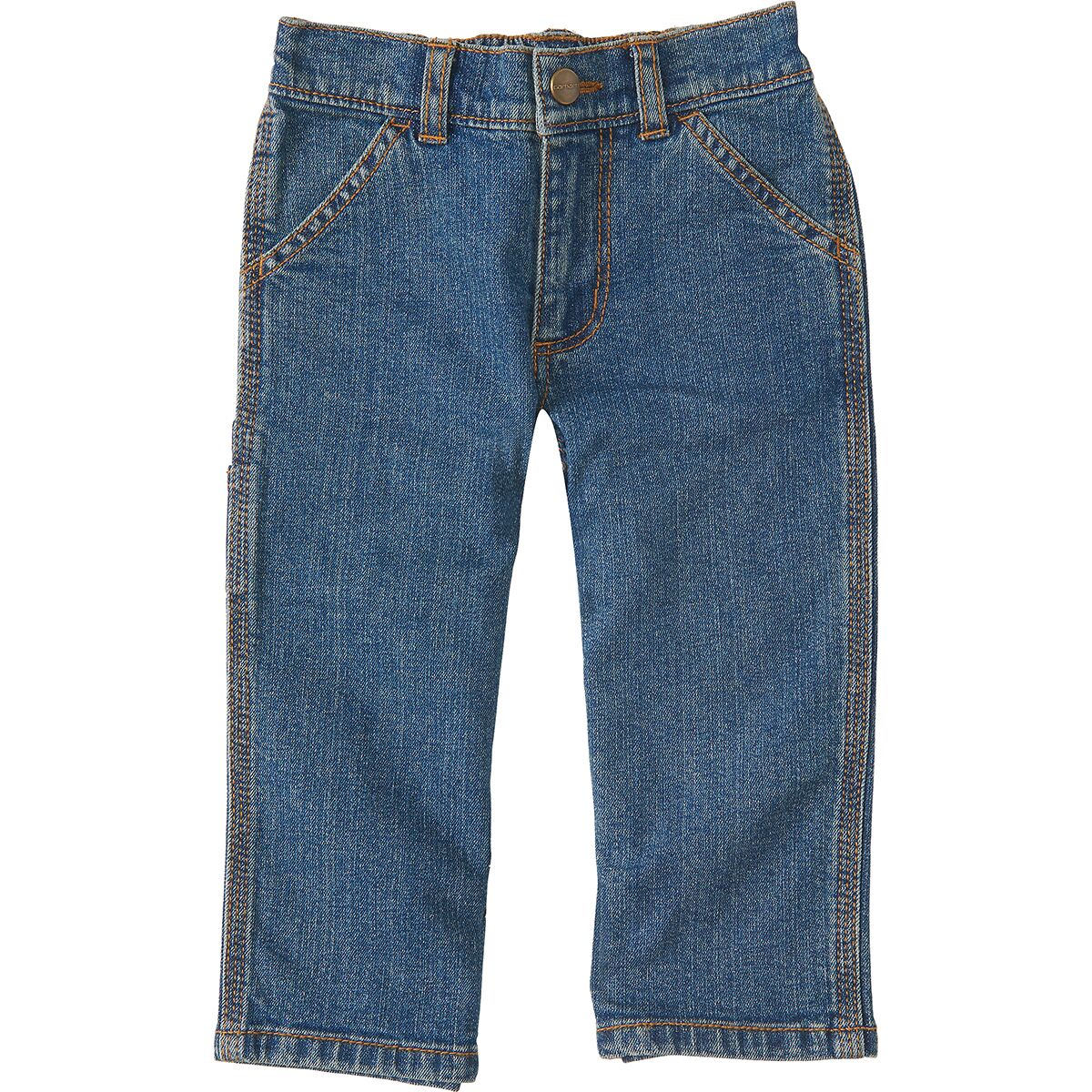 Image of Carhartt Denim Boot-Cut Jean - Toddler Boys' Denim Medium Wash, 6M