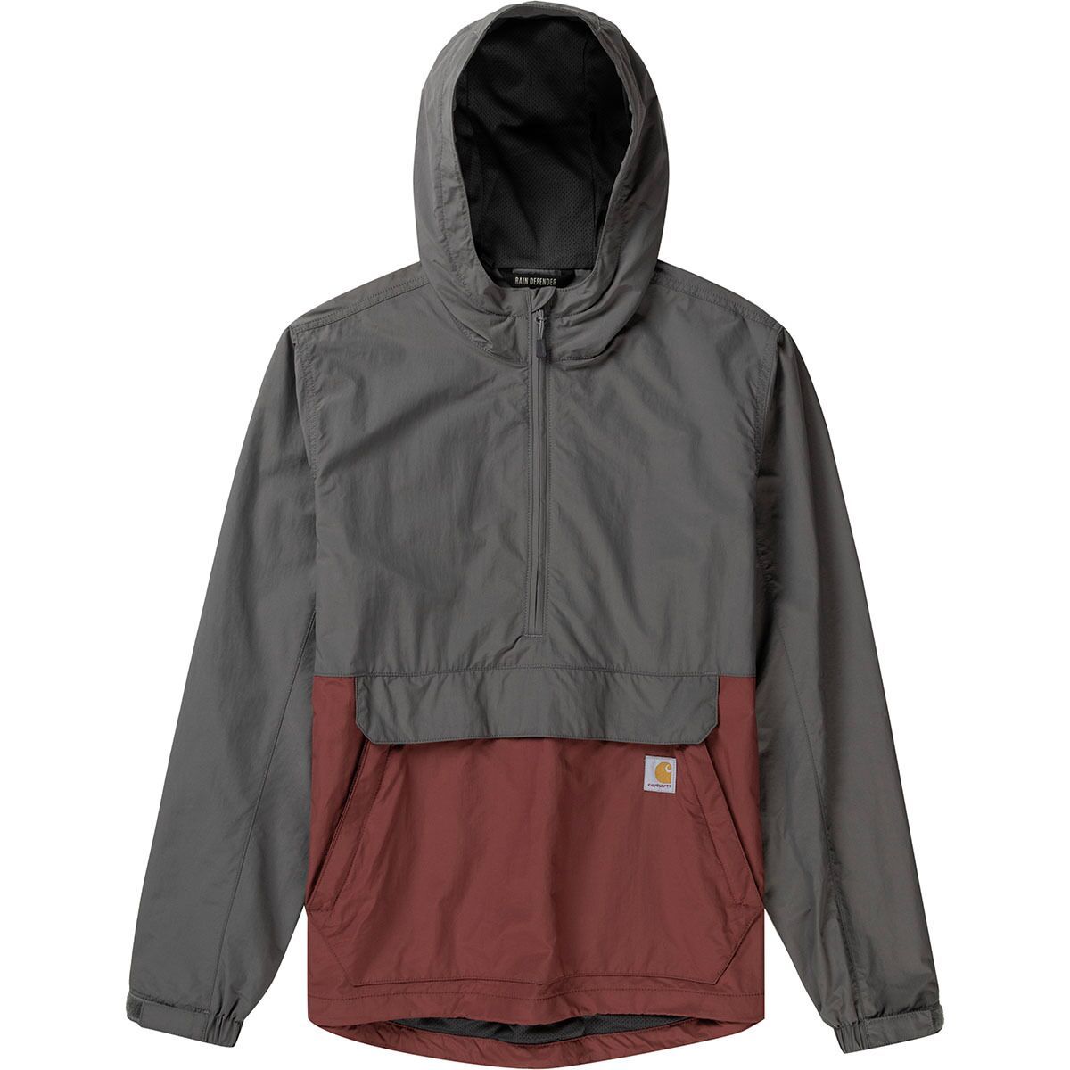 Carhartt RD Loose Fit LW Packable Anorak - Men's Steel/Apple Butter, XXL