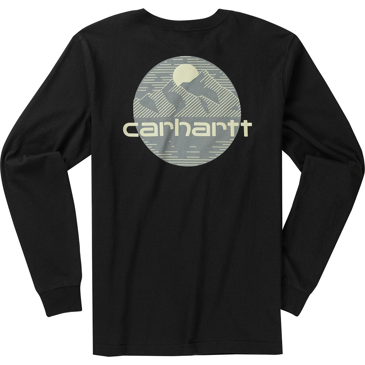 Carhartt RF HW Long-Sleeve Pocket Mountain Graphic T-Shirt - Men's Black, XL