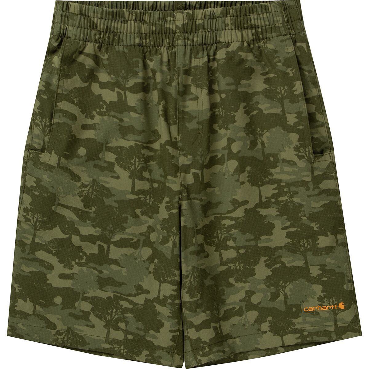 Carhartt Rugged Flex Camo Work Short - Boys' Camo/Brown, L(14/16)