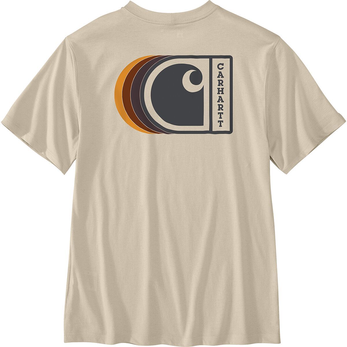 Carhartt Relaxed Lightweight SS C Graphic T-Shirt - Men's Oat Milk, XXL