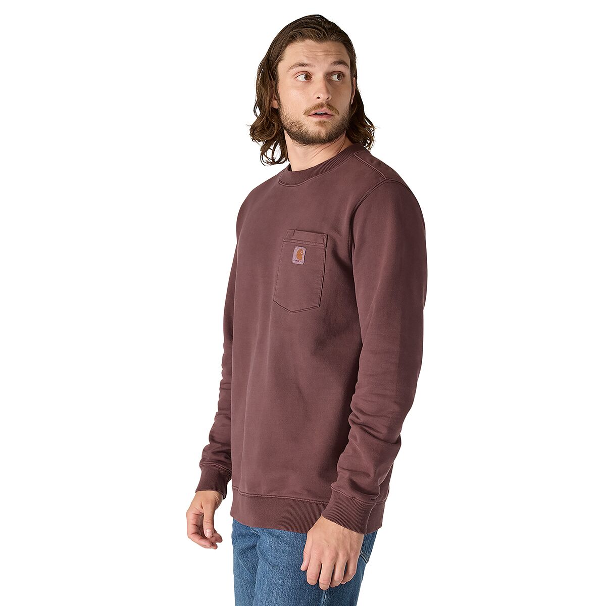 Carhartt Relaxed MW Garment French Terry Crew Pkt Sweatshirt