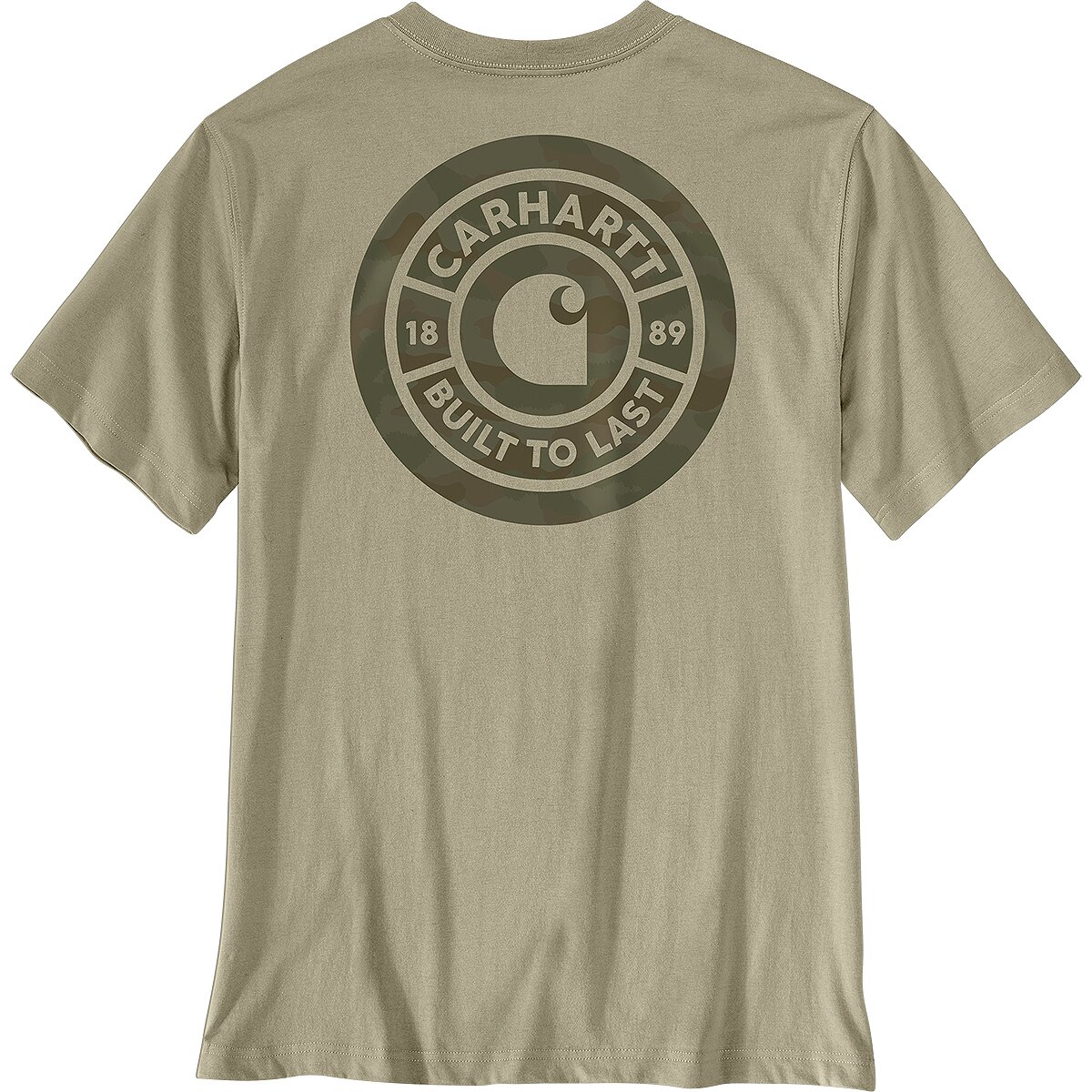 Image of Carhartt Irvine Relaxed Camo Rivet T-Shirt - Men's Faded Fatigue, L