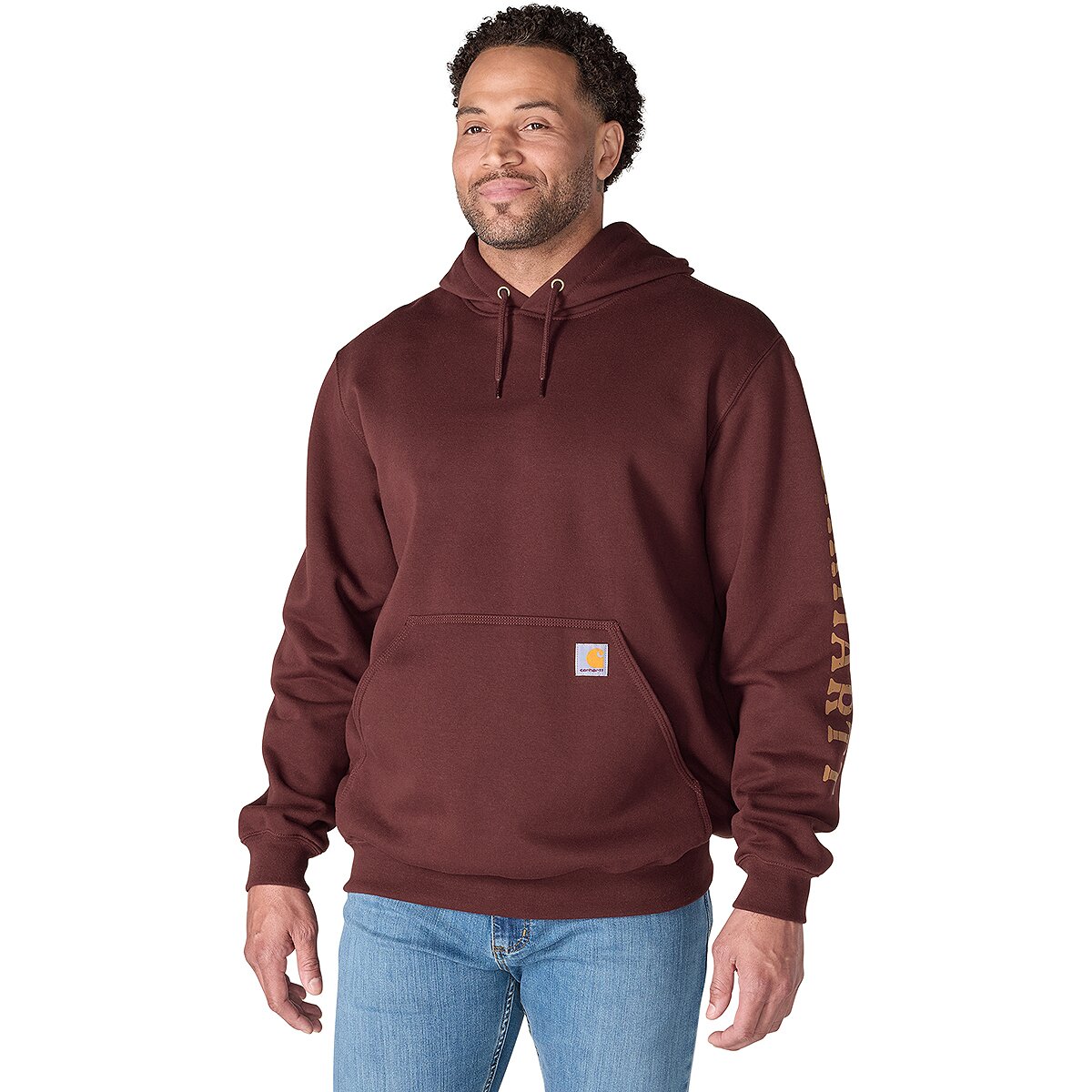 Image of Carhartt Paxton 1889 Graphic Sweatshirt - Men's Port, L