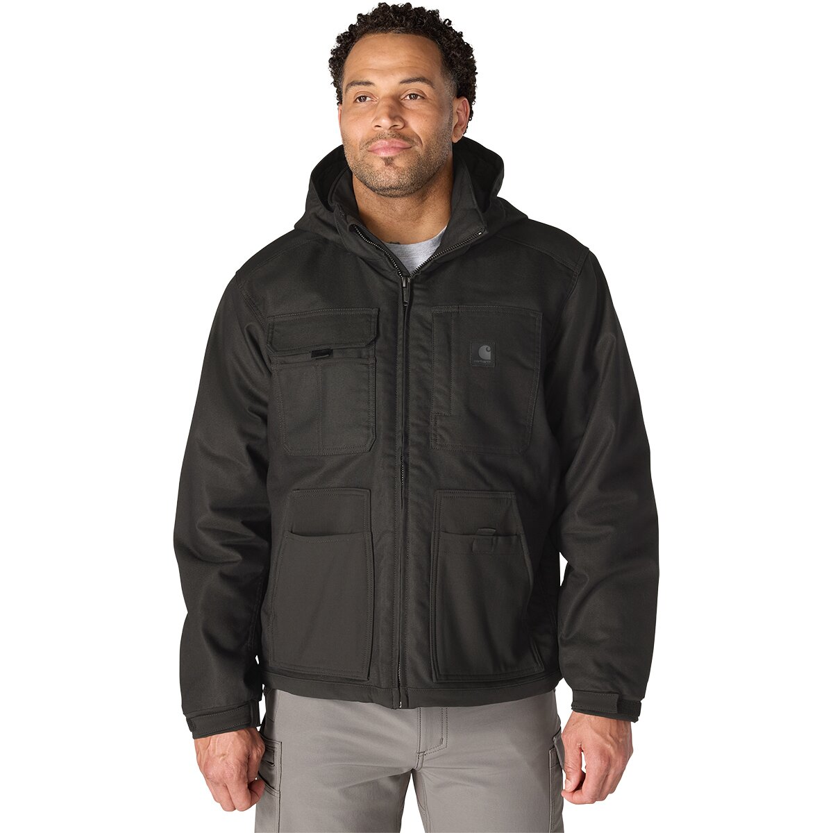 Image of Carhartt Steel Braddock Jacket - Men's Black, S