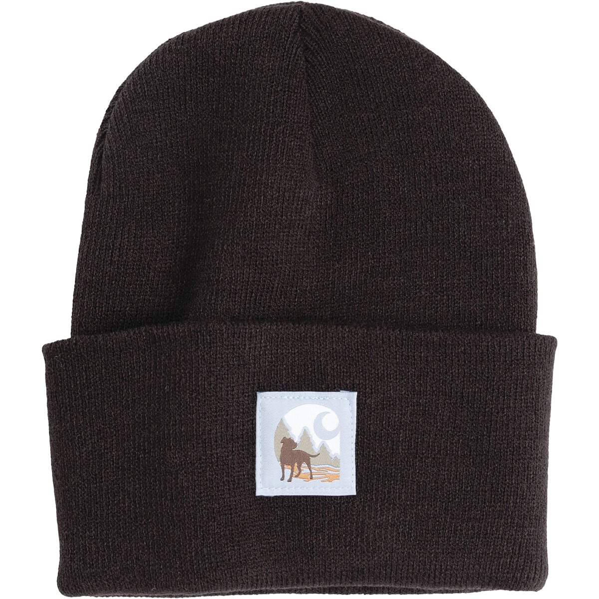 Image of Carhartt Watch Cap Graphic Beanie Black, One Size