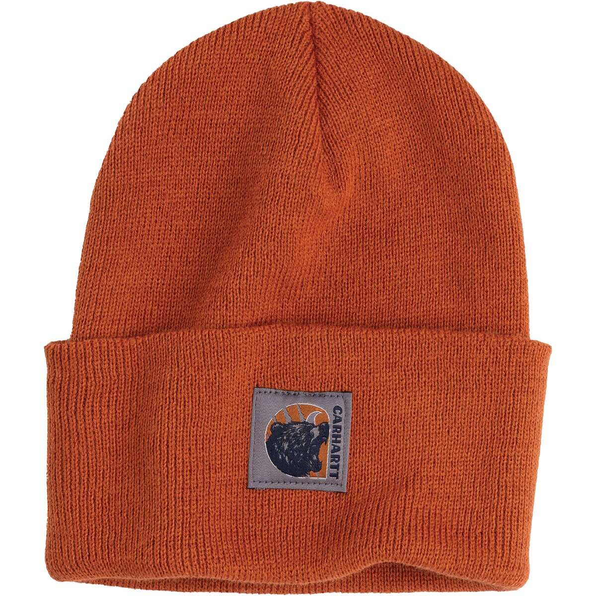 Image of Carhartt Watch Cap Graphic Beanie Homestead Red, One Size