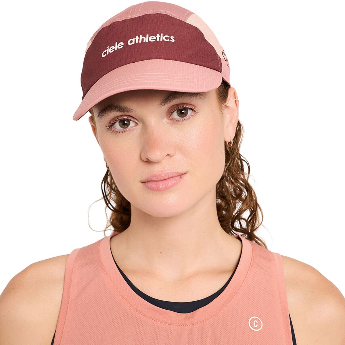 Image of Ciele Athletics FSTCapSC-Field-IconicSL Cap RoseDawn, S/M