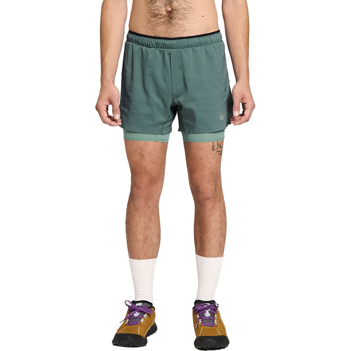 Image of Ciele Athletics DLYShort 5in Long Brief - Men's Silver Pine, XL