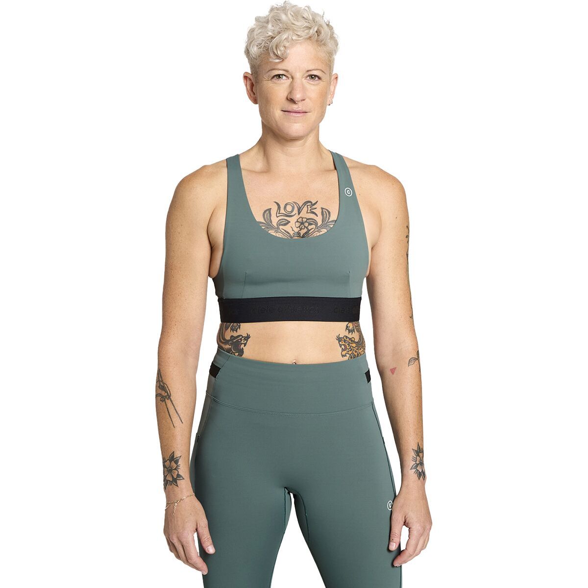Image of Ciele Athletics QCKBra - Women's Silver Pine, XL