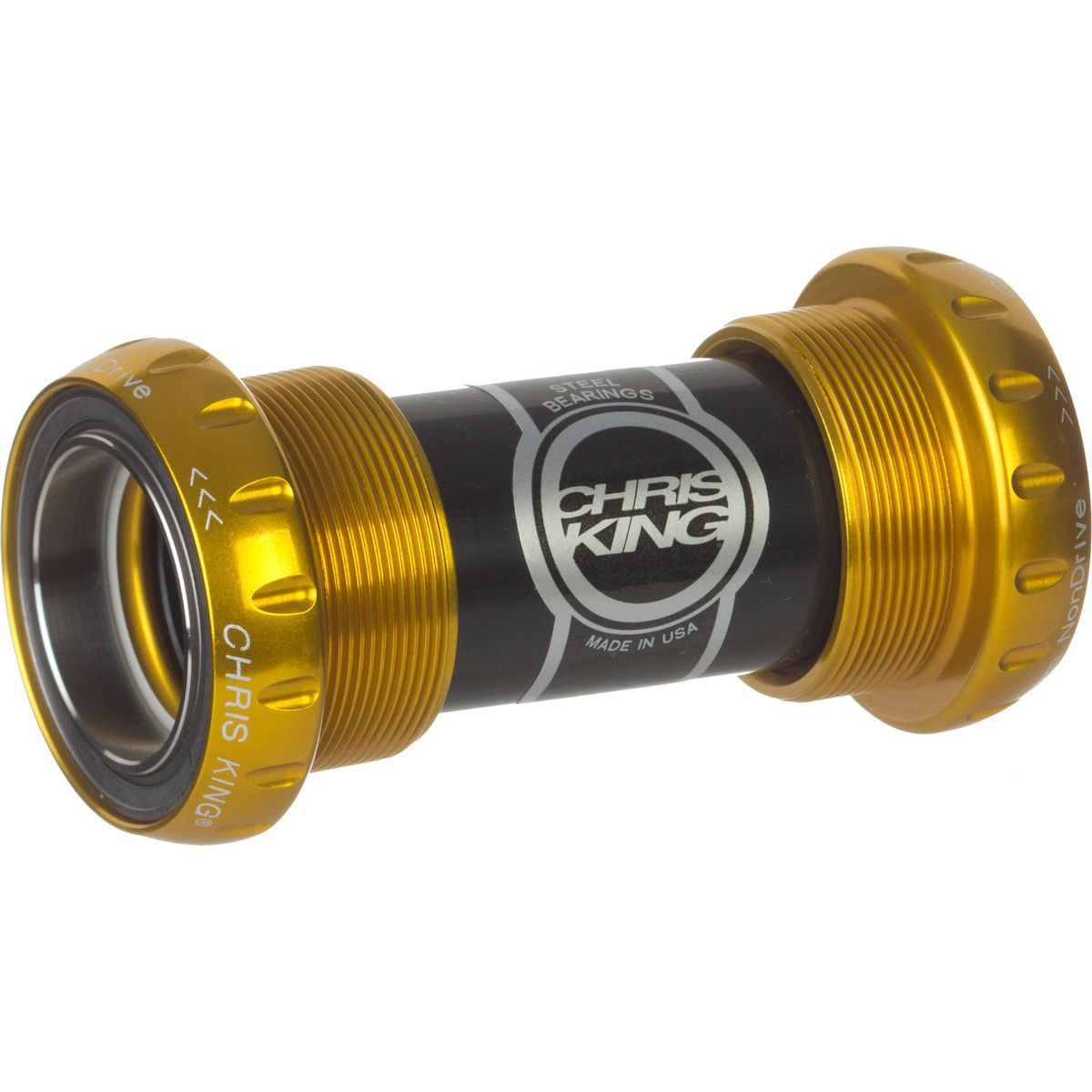 Image of Chris King ThreadFit 24mm Bottom Bracket Gold, Steel