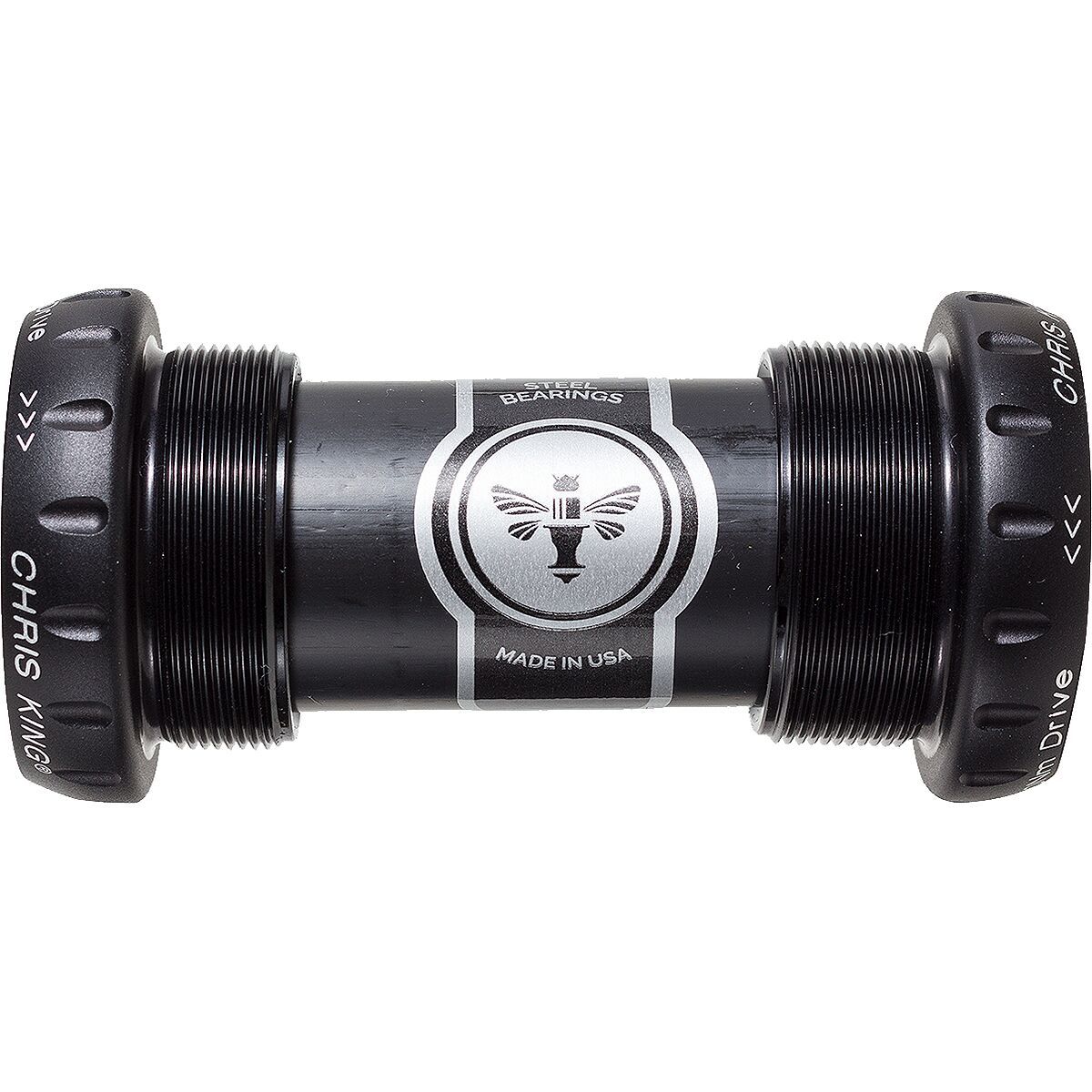 Image of Chris King ThreadFit 24mm Bottom Bracket Matte Jet, Steel