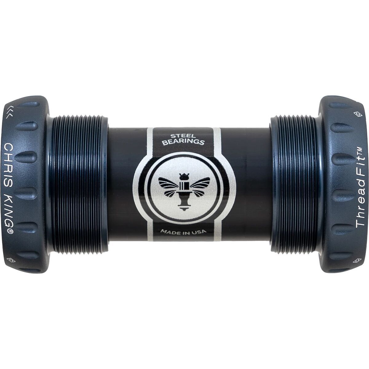Chris King ThreadFit 24mm Bottom Bracket Midnight, Steel