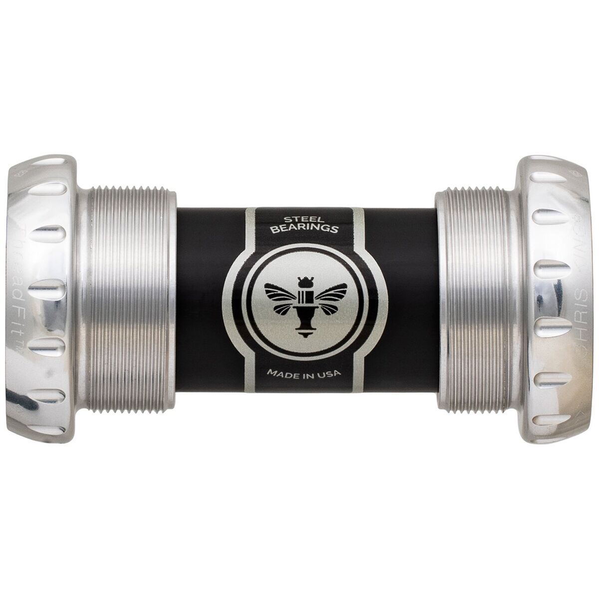 Image of Chris King ThreadFit 24mm Bottom Bracket Silver, Steel