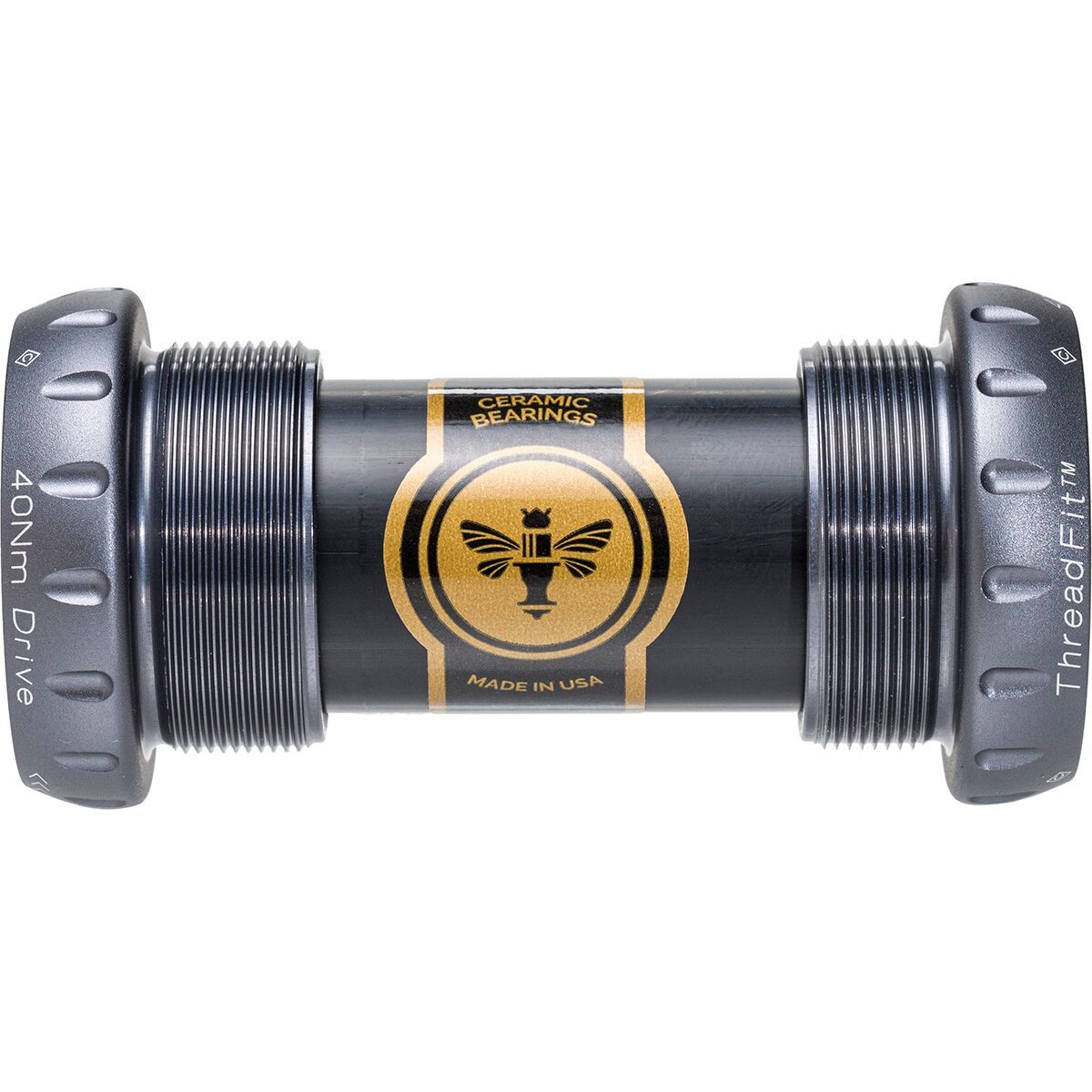 Chris King ThreadFit 24mm Bottom Bracket - Ceramic Matte Slate, Ceramic
