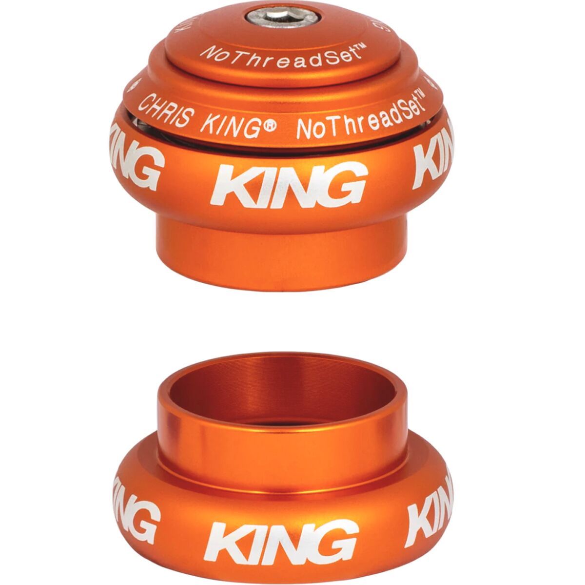 Image of Chris King NoThreadset Headset - 1in Matte Mango, NoThreadSet, 1in