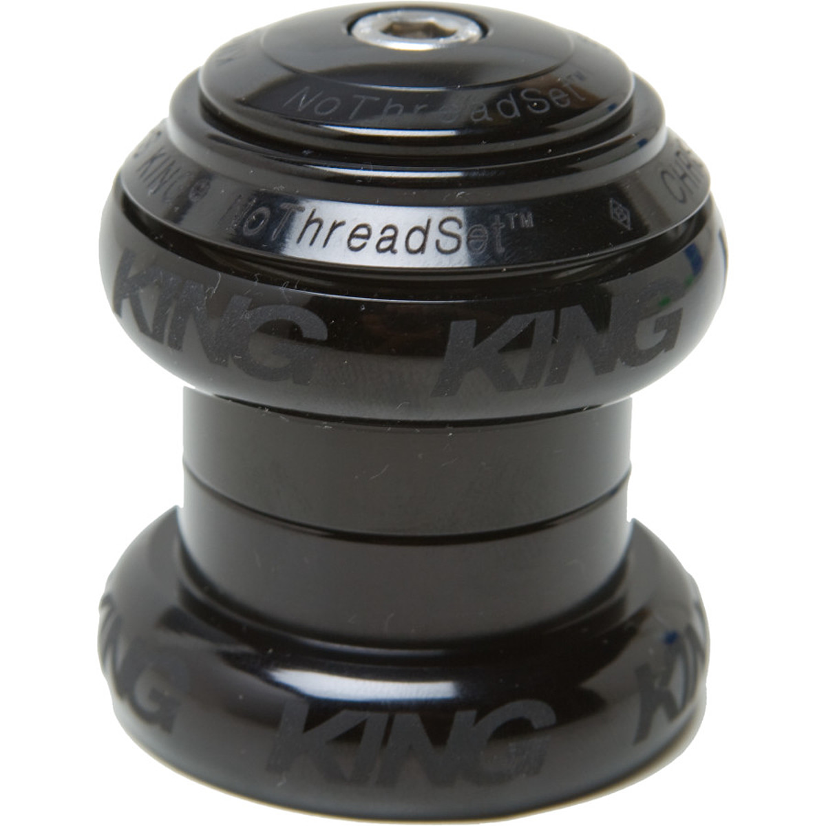 Image of Chris King NoThreadset Headset - 1in Sotto Voce Black, 1in