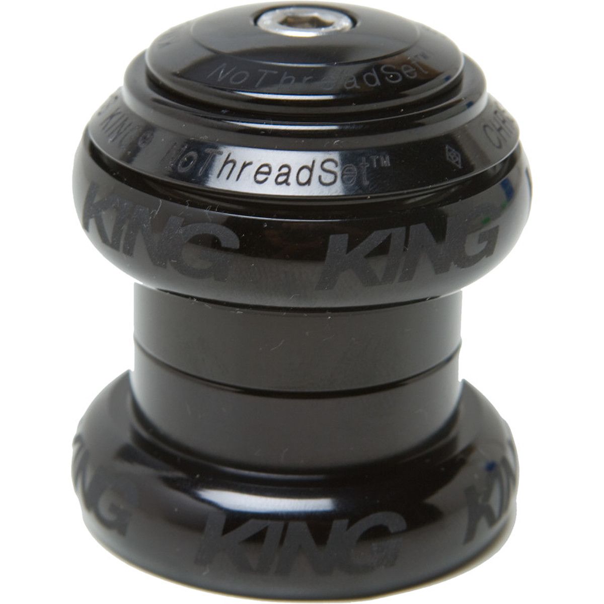 Image of Chris King NoThreadset Headset - 1in Sotto Voce Black, 1in