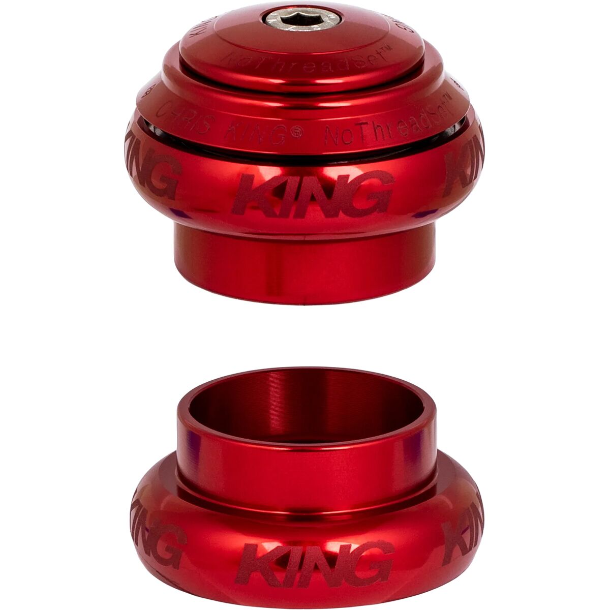 Image of Chris King NoThreadset Headset - 1in Sotto Voce Red, 1in