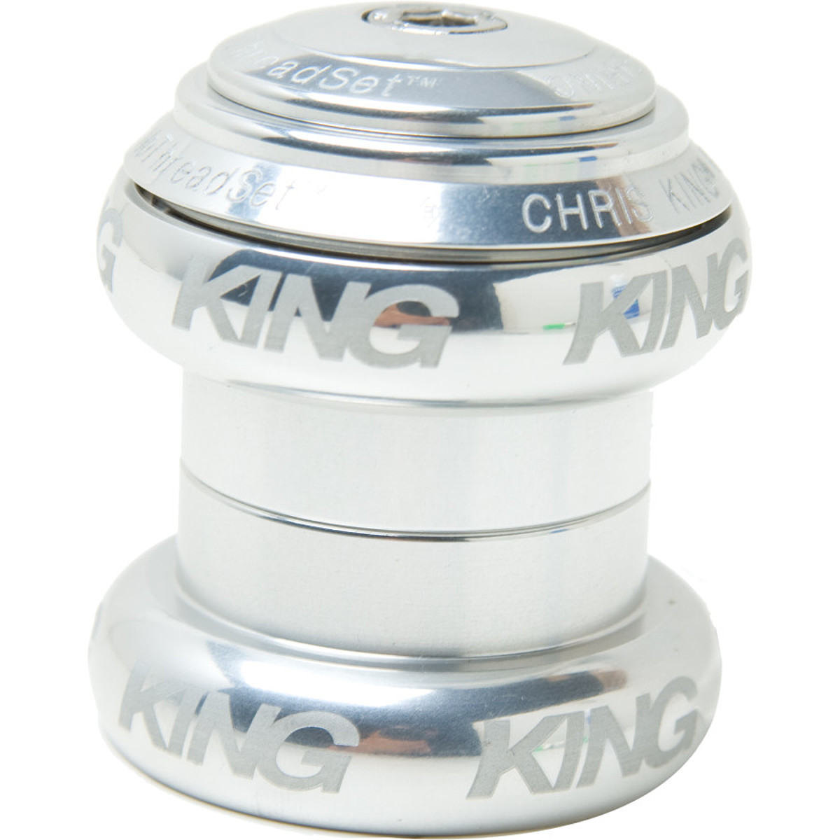 Image of Chris King NoThreadset Headset - 1in Sotto Voce Silver, 1in