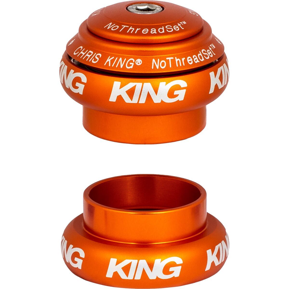Image of Chris King NoThreadset Headset - 1 1/8in Matte Mango, NoThreadSet, 1-1/8in