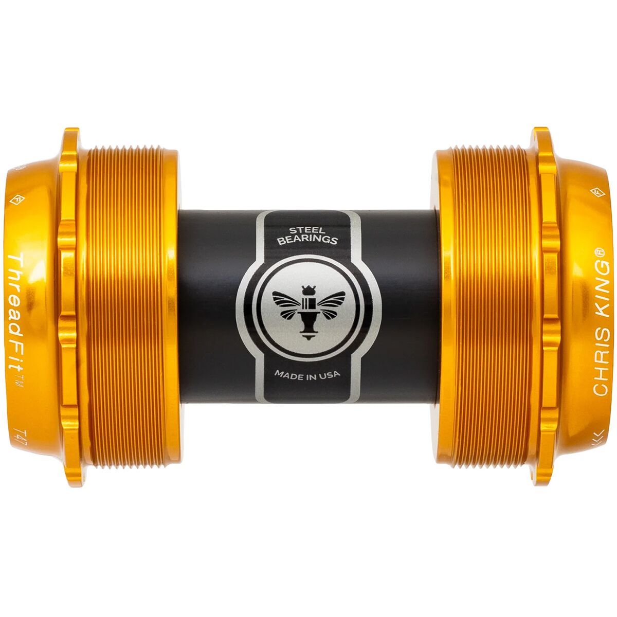 Chris King ThreadFit T47-24x Bottom Bracket Gold, 24mm