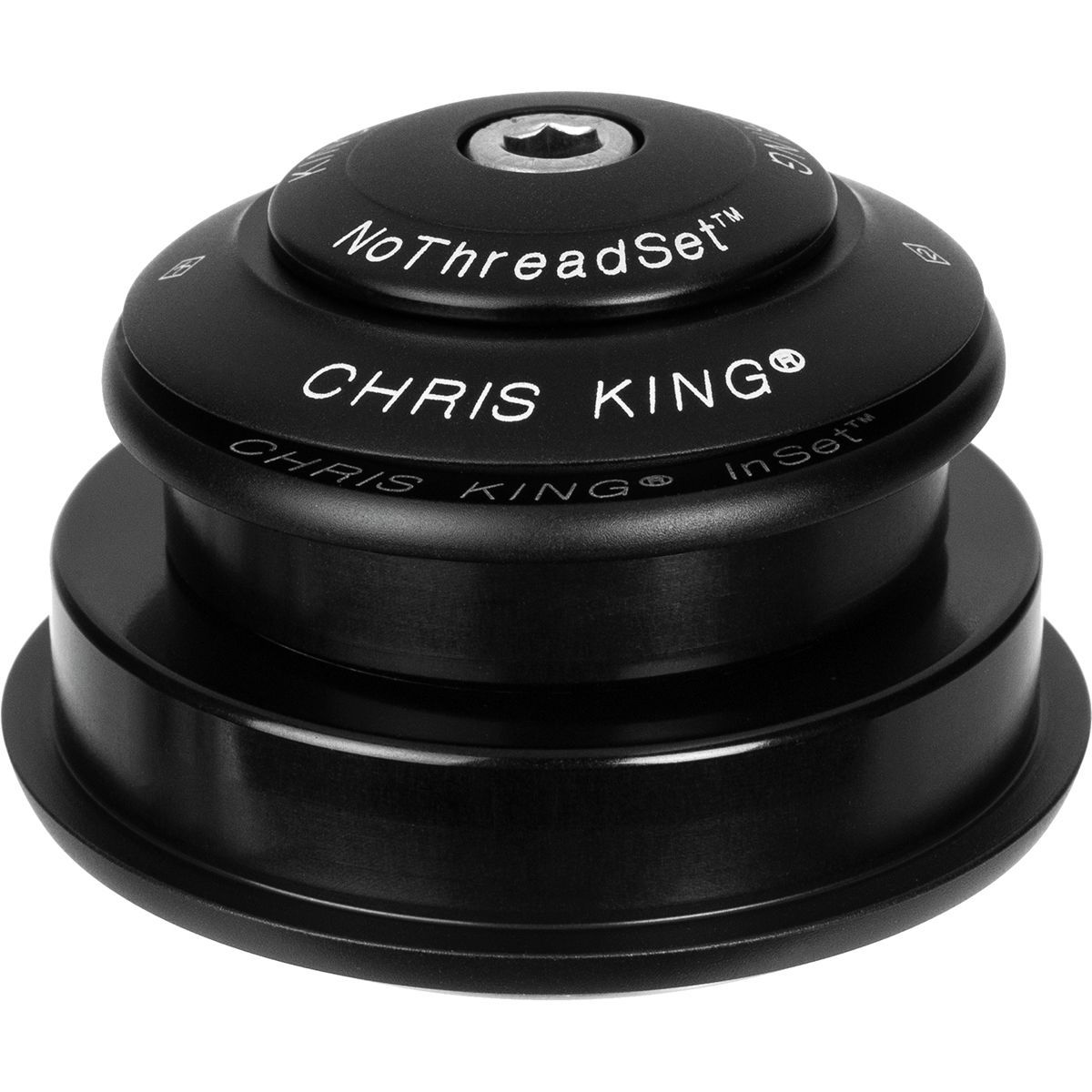 Image of Chris King InSet 2 Headset Matte Jet, Tapered Inset