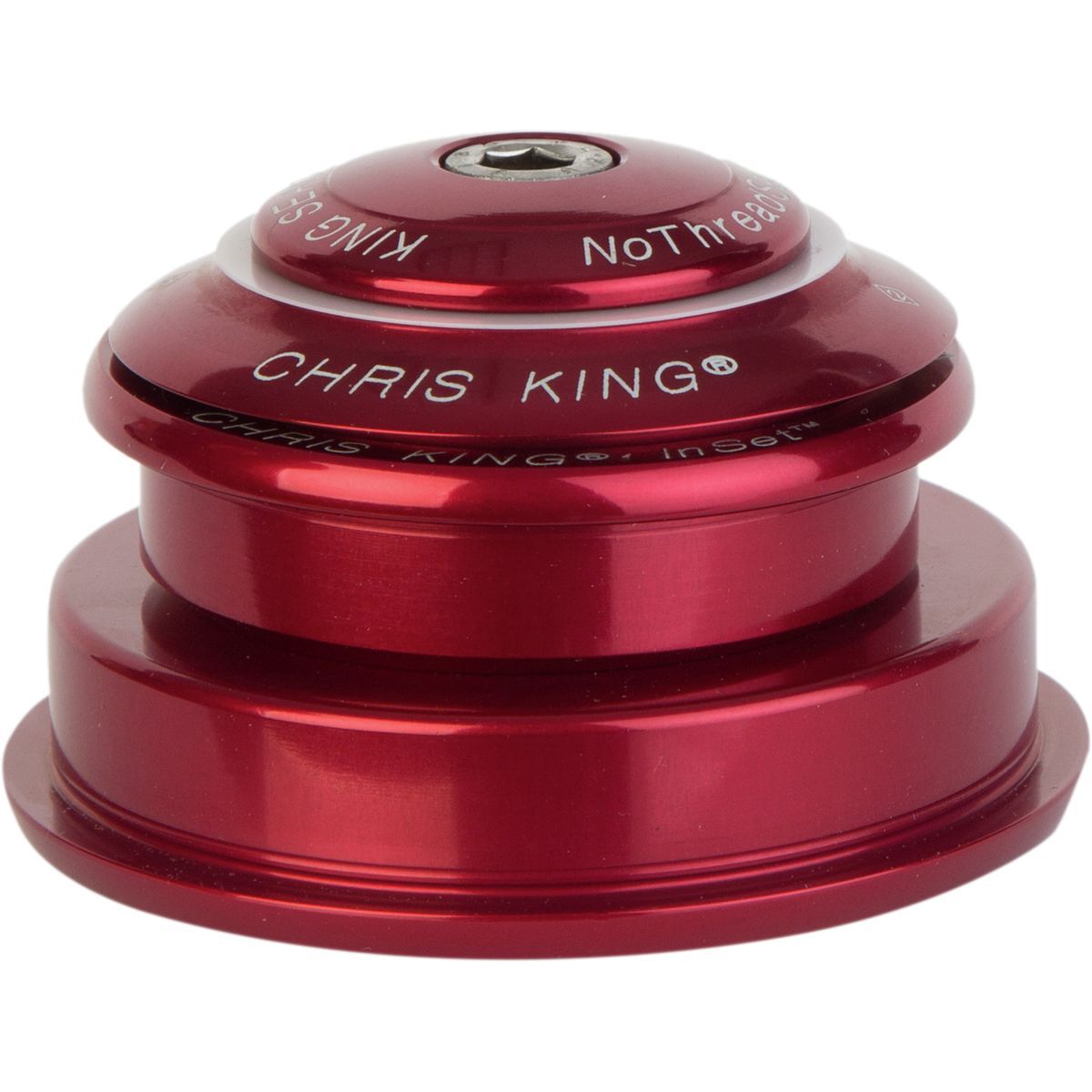 Image of Chris King InSet 2 Headset Red, Tapered Inset