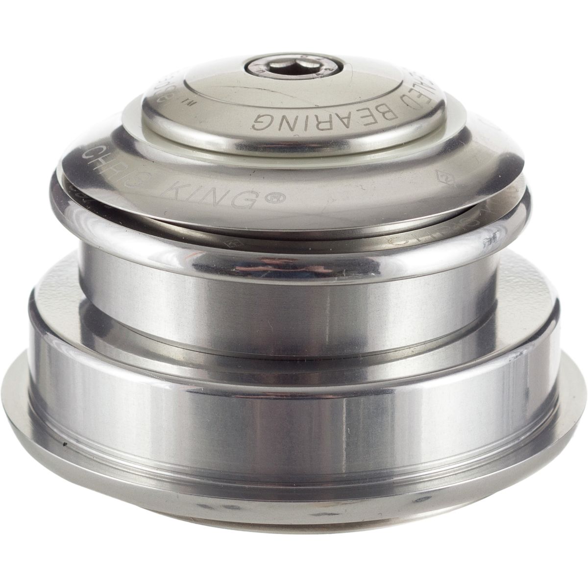 Image of Chris King InSet 2 Headset Silver, Tapered Inset