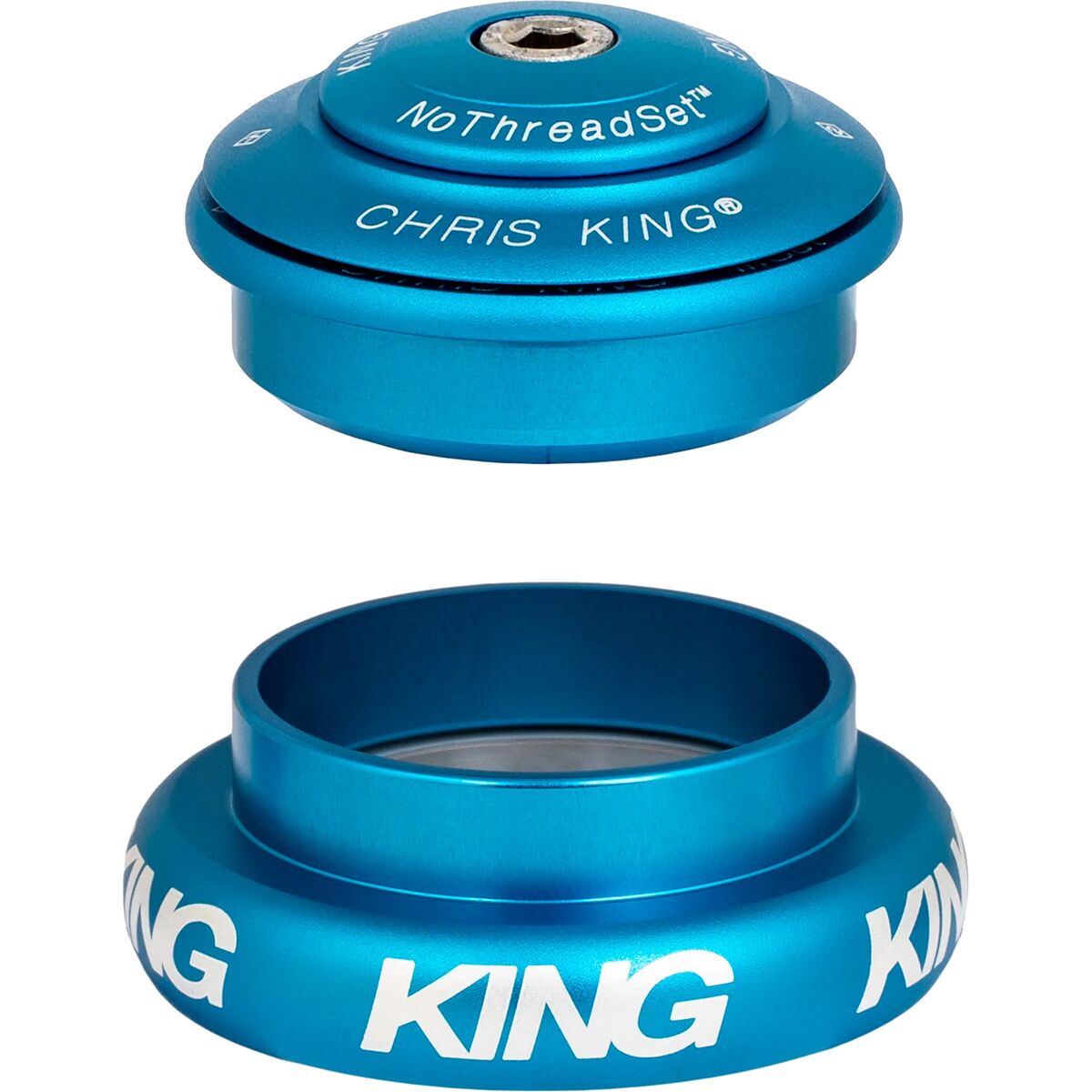 Image of Chris King Inset 7 Headset Matte Turquoise, Tapered Inset