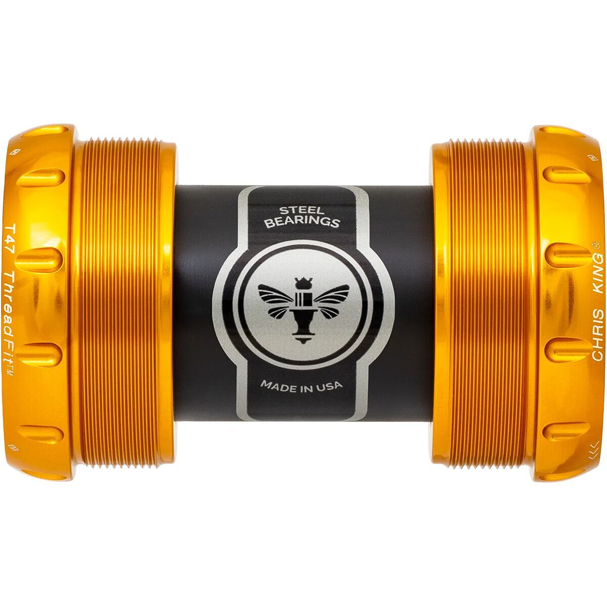 Chris King ThreadFit T47-30x Bottom Bracket Gold, 30mm