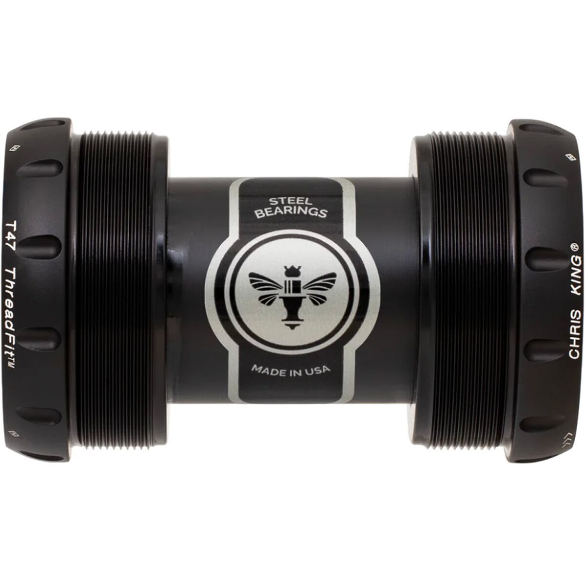 Image of Chris King ThreadFit T47-30x Bottom Bracket Matte Jet, 30mm