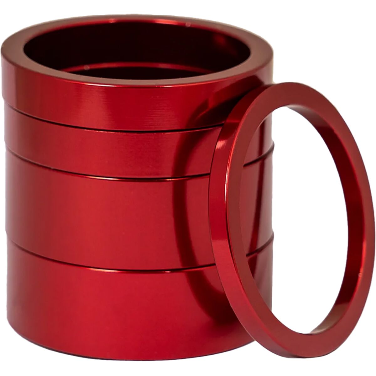 Chris King Chris King Headset Spacer Kit Red, One Size