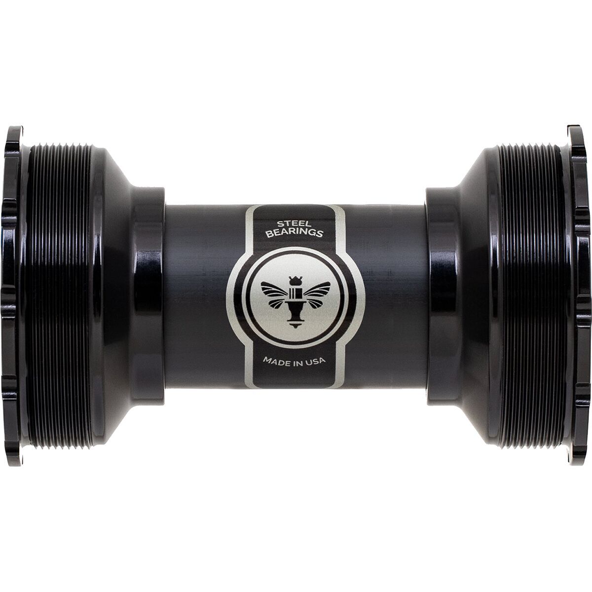 Chris King ThreadFit T47-24i Bottom Bracket - Ceramic Black, 24mm
