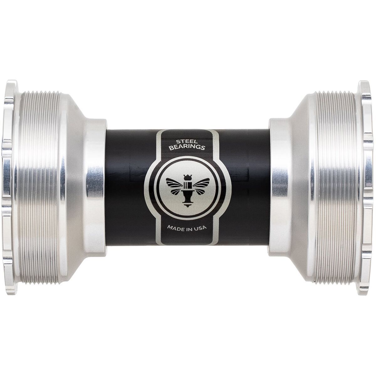 Chris King ThreadFit T47-24i Bottom Bracket - Ceramic Silver, 24mm