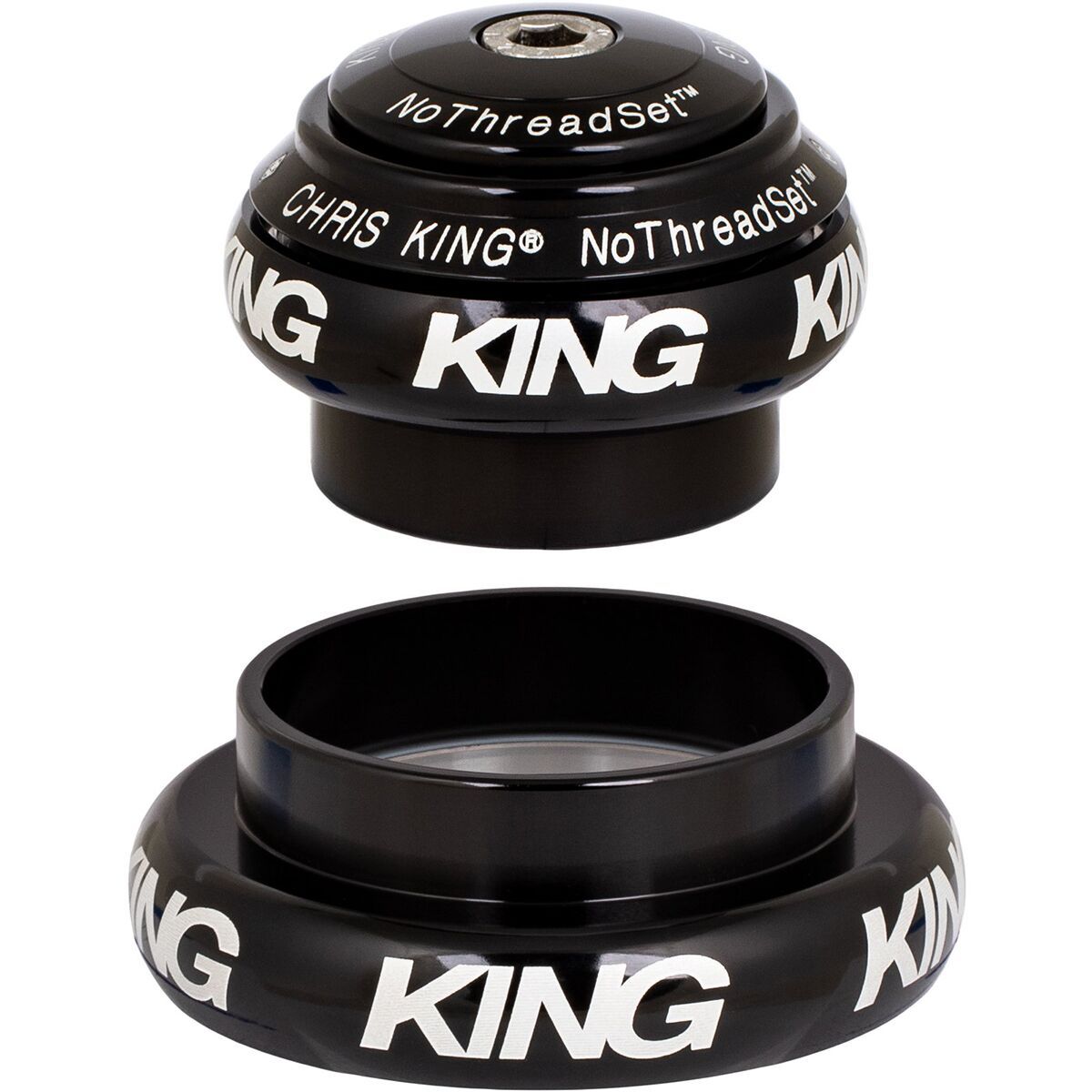 Image of Chris King EC34/EC44 Tapered NoThreadset Headset Black, 1.5in