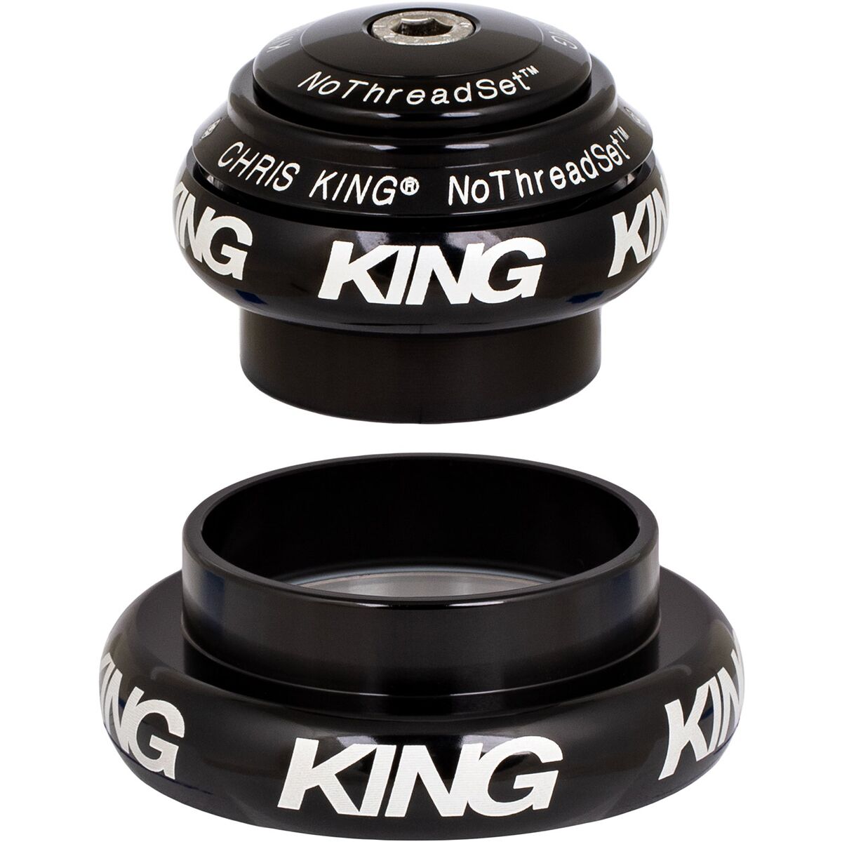 Image of Chris King EC34/EC44 Tapered NoThreadset Headset Black, 1.5in